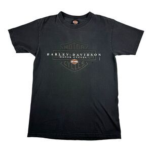 Vtg 2000 Harley Davidson Wings T Shirt motorcycle Charlotte NC‎ Faded Medium